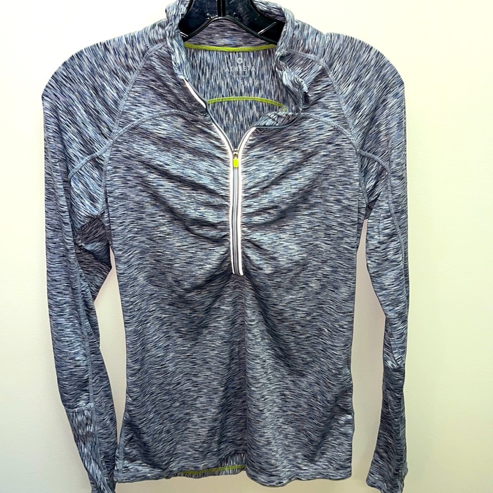Athleta Pop Space Dye Half Zip Pullover Small